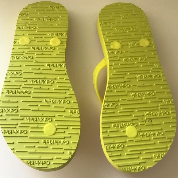 New Calvin Klein Flip Flops Thongs size 8 - Picture 4 of 6